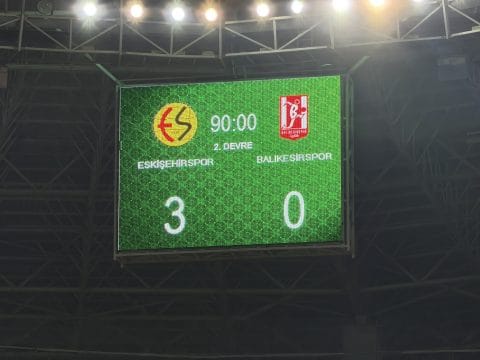 Eskişehirspor 3-0 Balıkesirspor
