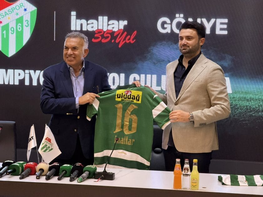 Bursaspor ile İnallar Otomotiv’den Sponsorluk Anlaşması